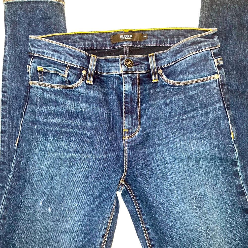 Hudson Super Skinny Dark Wash Jeans Size 28
